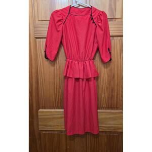 Vintage homemade 70's style dress Size Xsmall